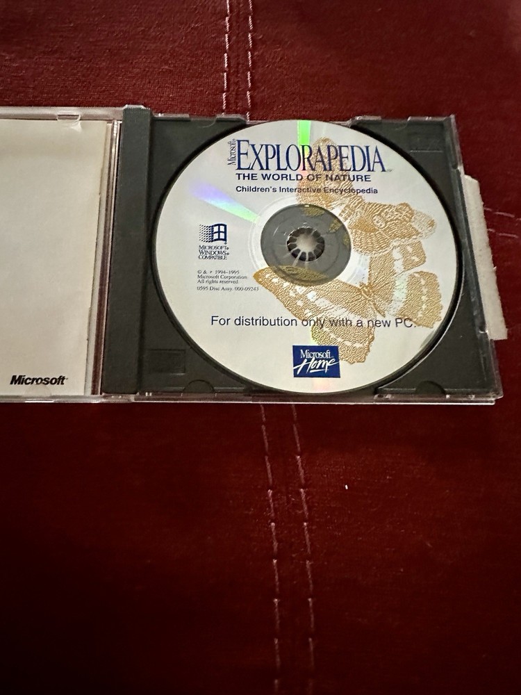 Vintage NEC Microsoft 95 Software CD bundle