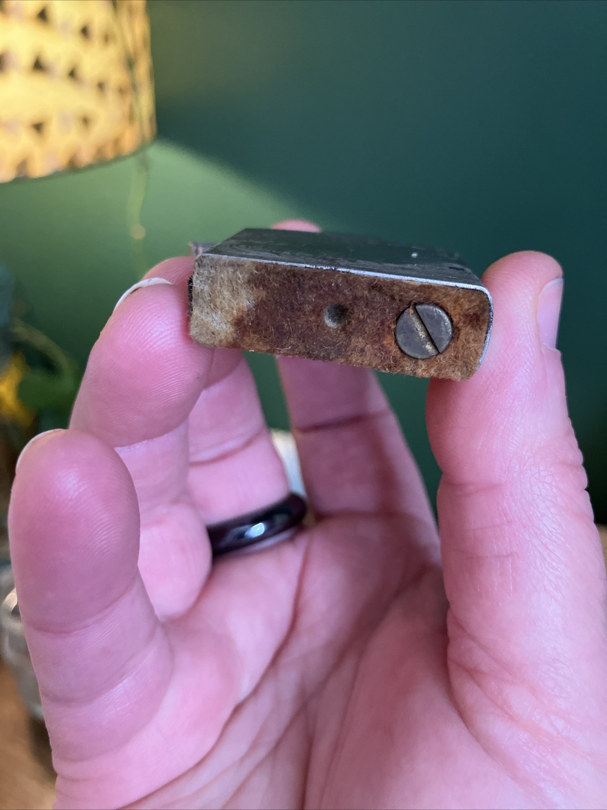 1950s Korean War K-8 Airmens Open Mess 5th AirForce Lighter TrenchArt Korea Map