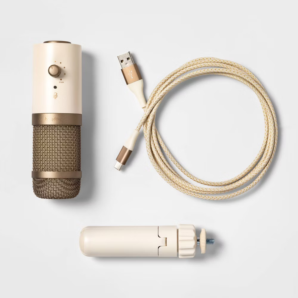 heyday Desktop Microphone - Stone White