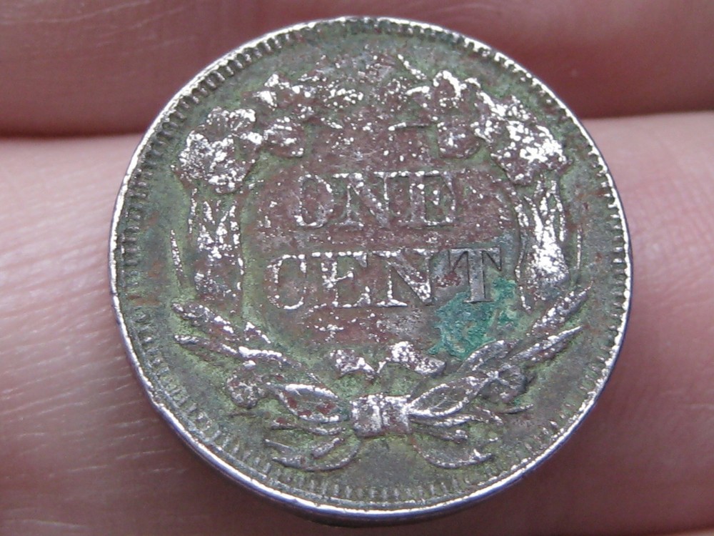 1857 Flying Eagle Penny One Cent- VF/XF Details
