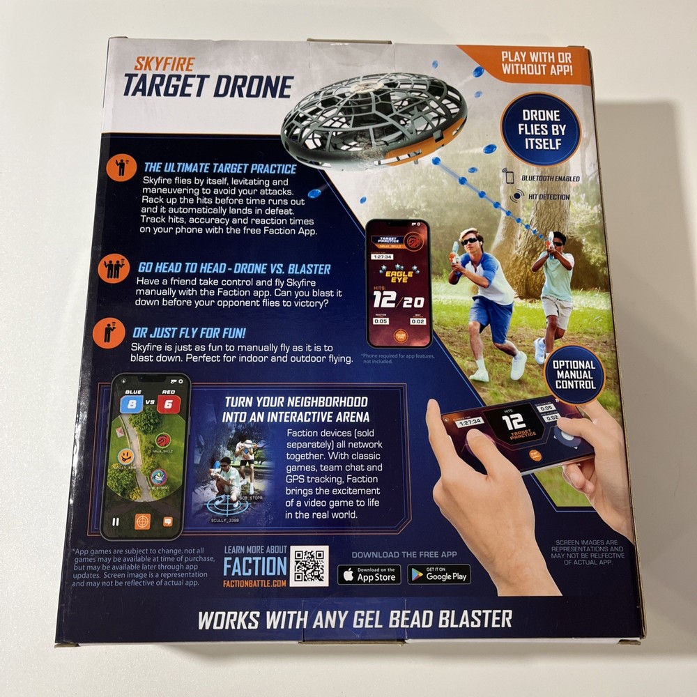 NEW Faction Skyfire Target Drone – Auto-Pilot Bluetooth + Hit Detection