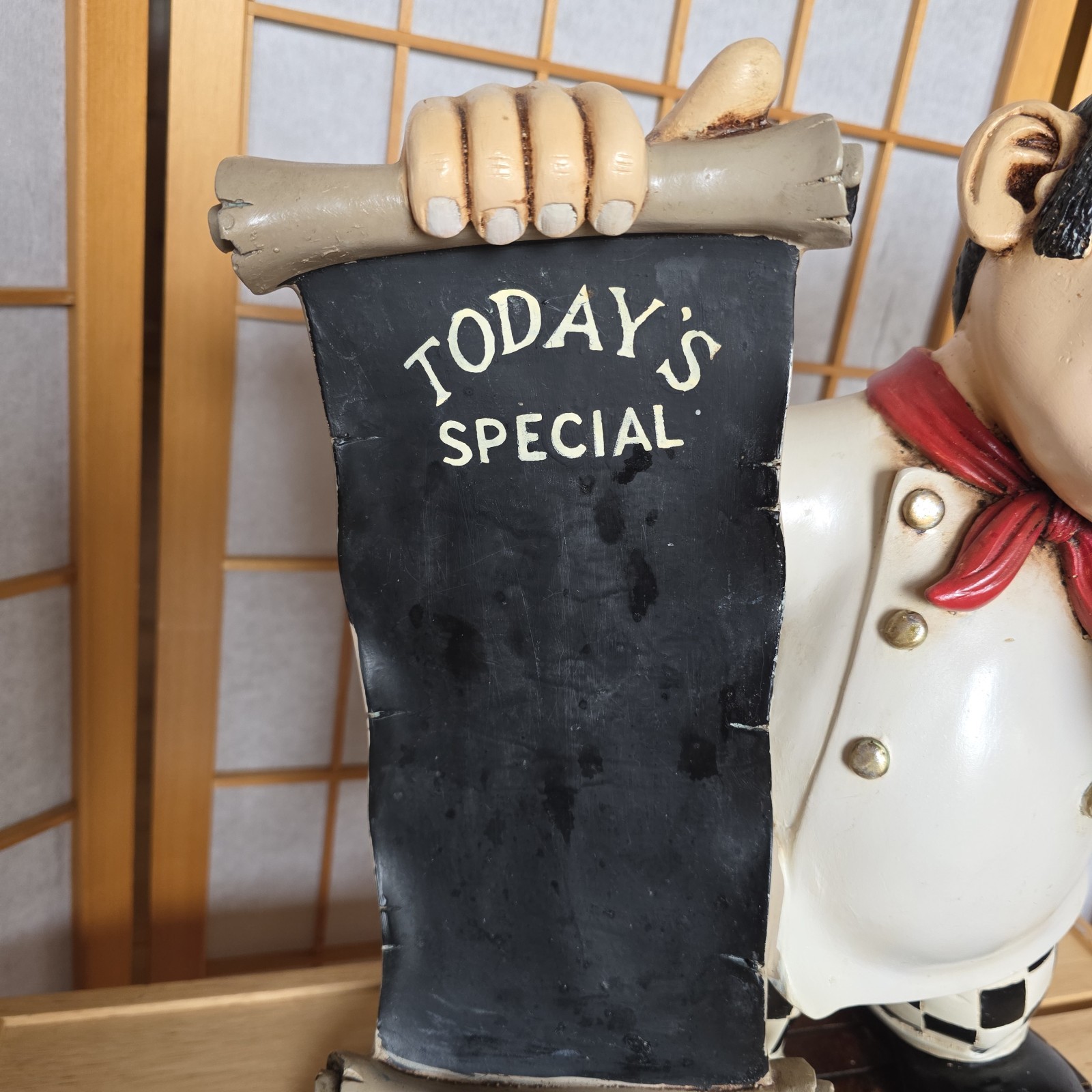 Peter Mook Pastry Chef Menu Display Chalkboard Home Or Restaurant Decor 18" Fun