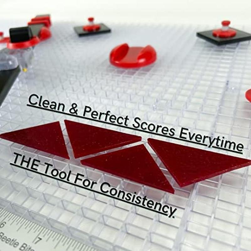 Ultra Beetle Bits Glass Cutting System 6-Pack Waffle Grids Push Button Cutter US