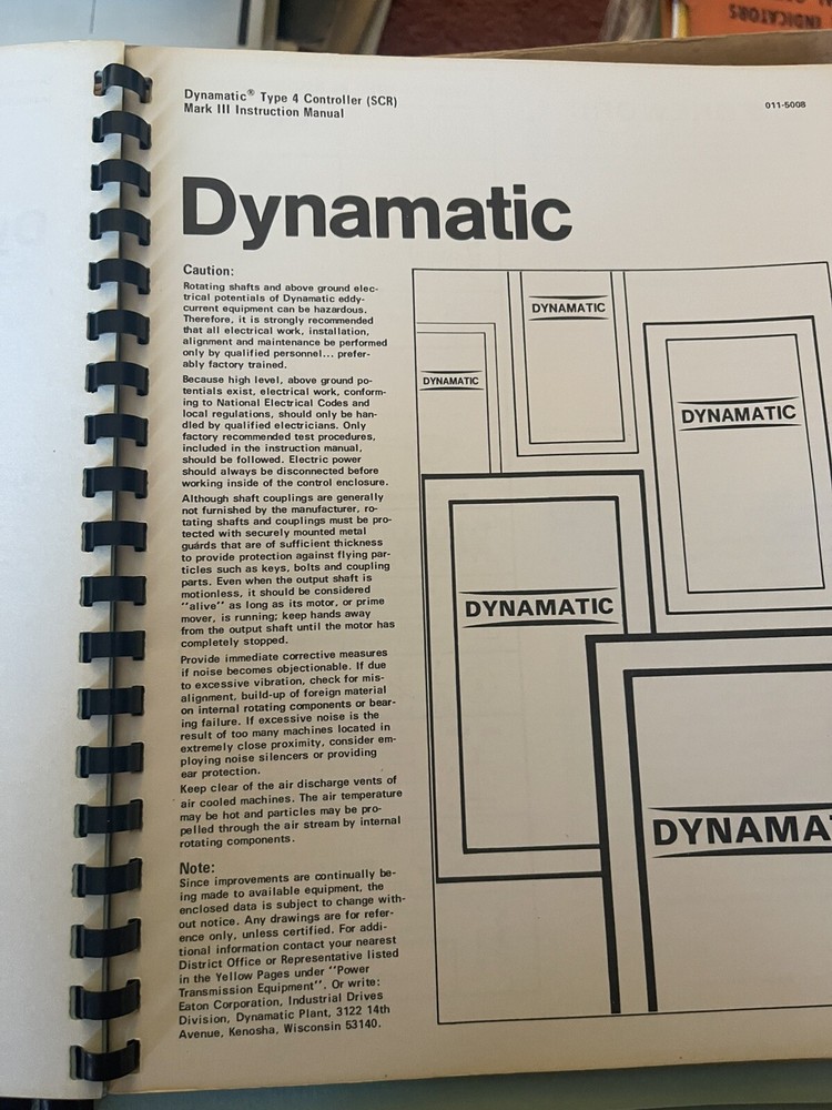Instruction Manual Dynamic Adjustable speed drives and systems