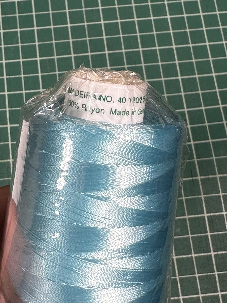 Madeira Embroidery Thread classic Rayon 40 Light Blue 5000m