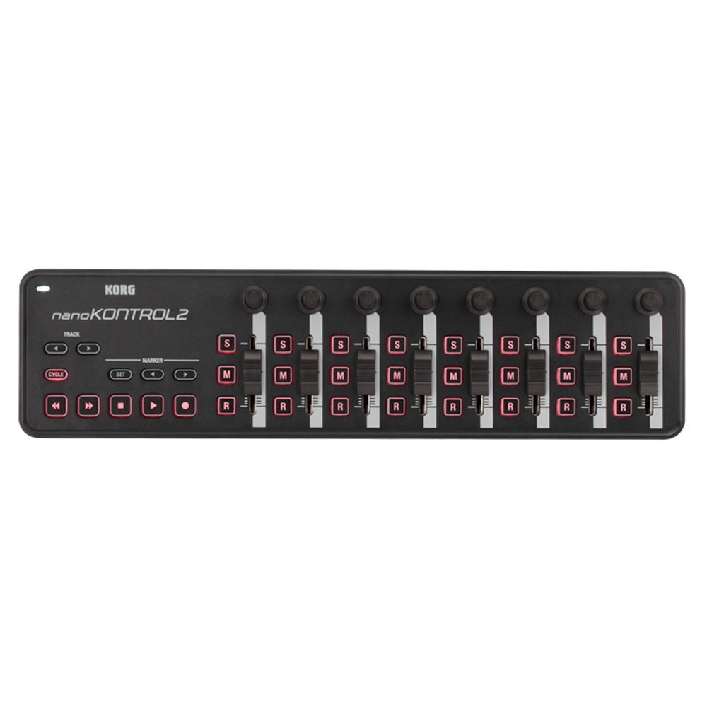nanoKONTROL2 Slim-Line USB Control Surface, Black
