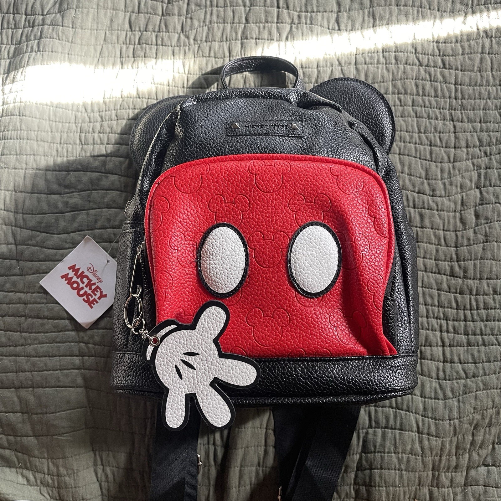 Disney Mickey Mouse Mini Backpack With Ears NWT