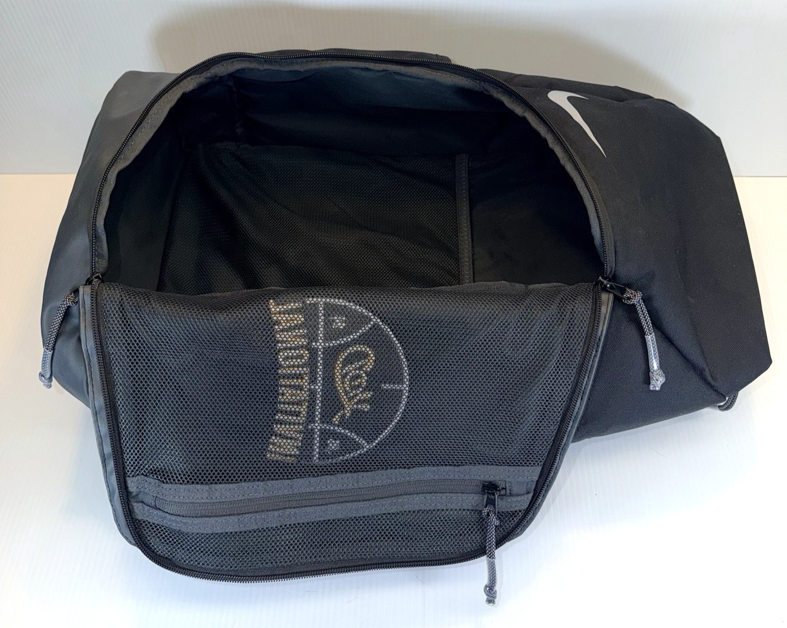 Nike Elite Black Backpack w/ Bubble Strap HS 2024 Jason Kidd Invitational - EUC