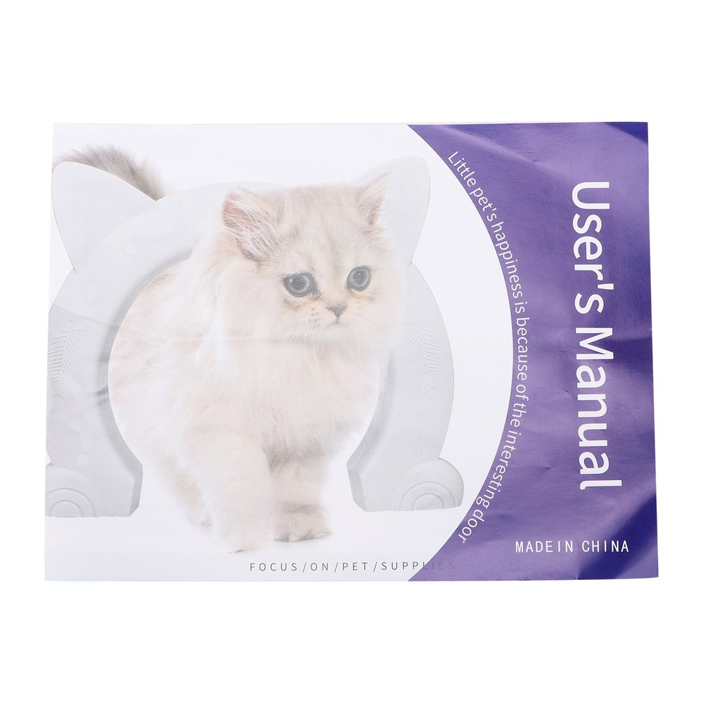 Cute Cat Pass Through Door For Easy Access For Pets