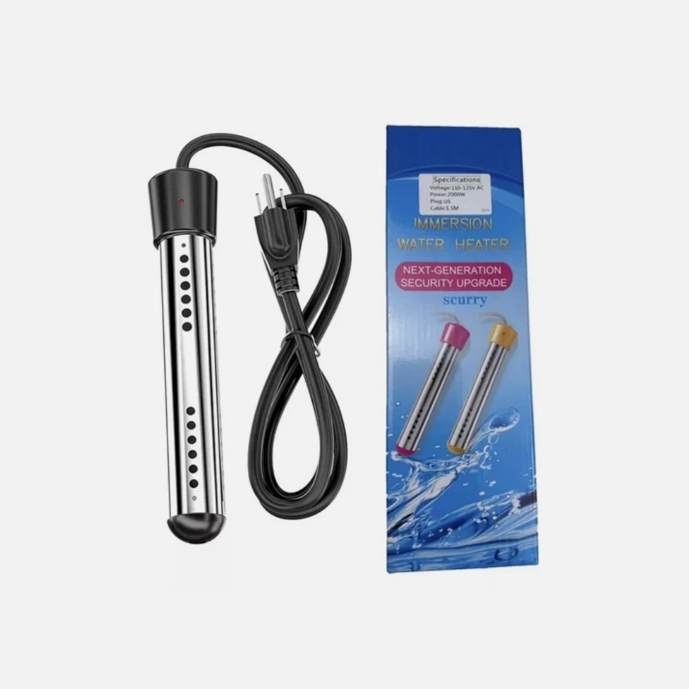 Portable Electric Immersion Water Heater 1500W 110V Random colors shipped