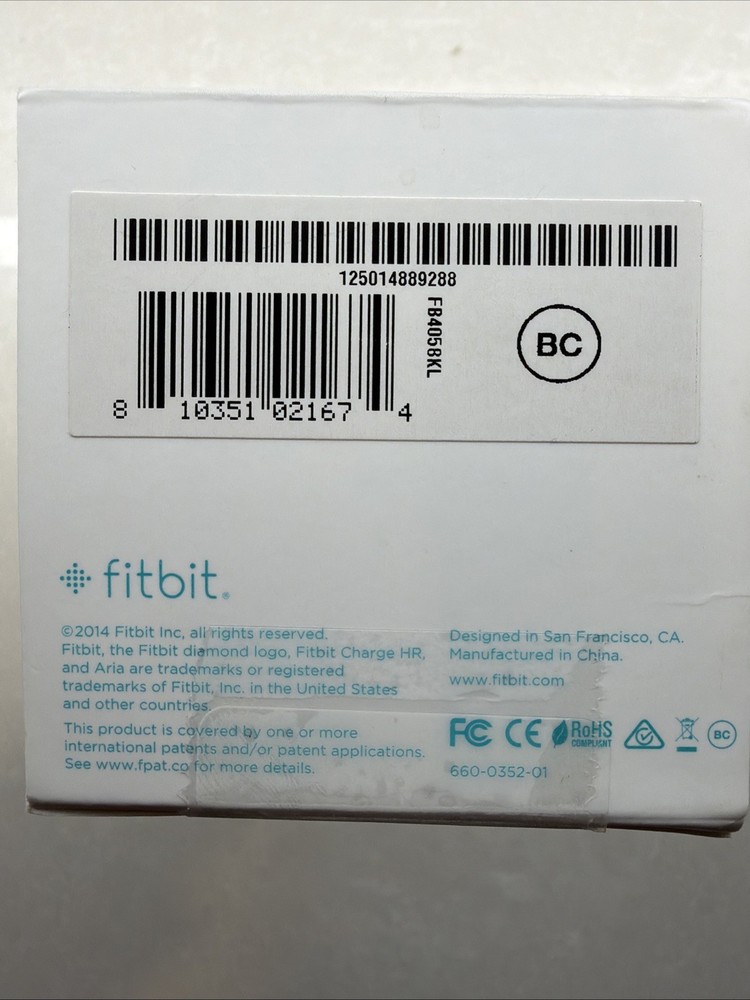 Fitbit Charge HR GPS Activity Tracker - Black, L