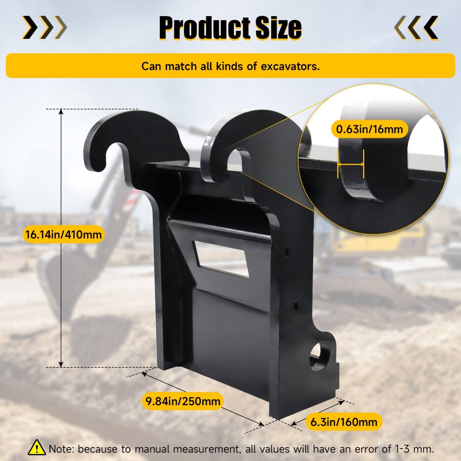 X-change Coupler Bracket Excavator Quick Attach for Bobcat E26 E32 E35 E42 E50