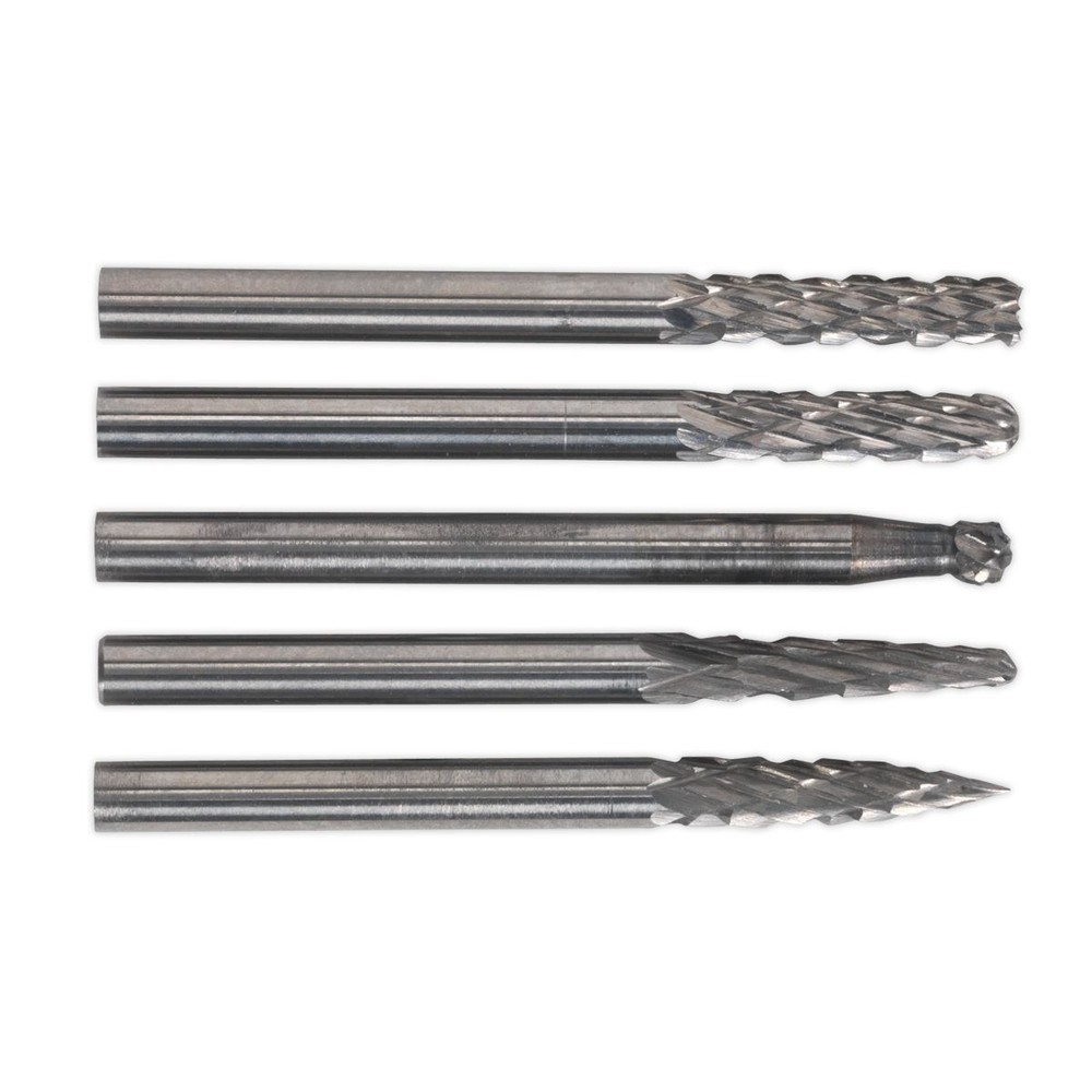 Sealey MCBSET01 Micro Carbide Burr Set 5pc