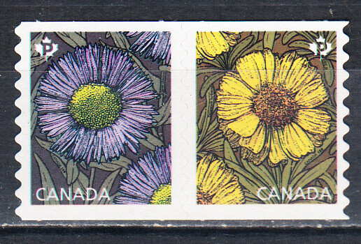 W CANADA 2979-2980a FLOWERS DAISIES