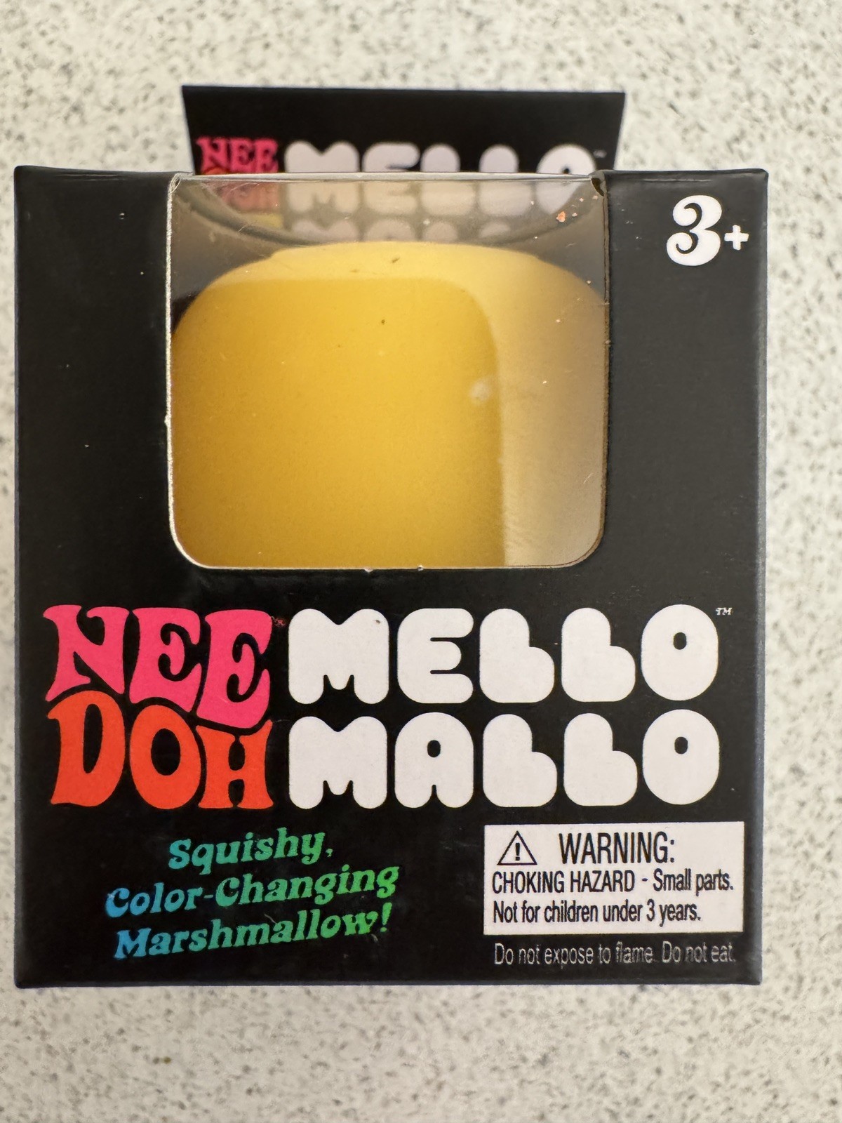 Schylling NeeDoh Mello Mallo Viral TikTok Fidget Toy UV Color Change Pick Color