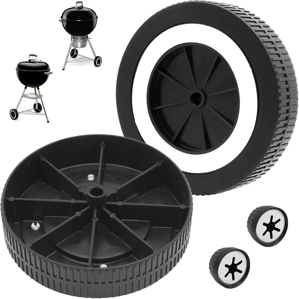 6" Replacement Wheel replacement for Weber Charcoal Grills 65930