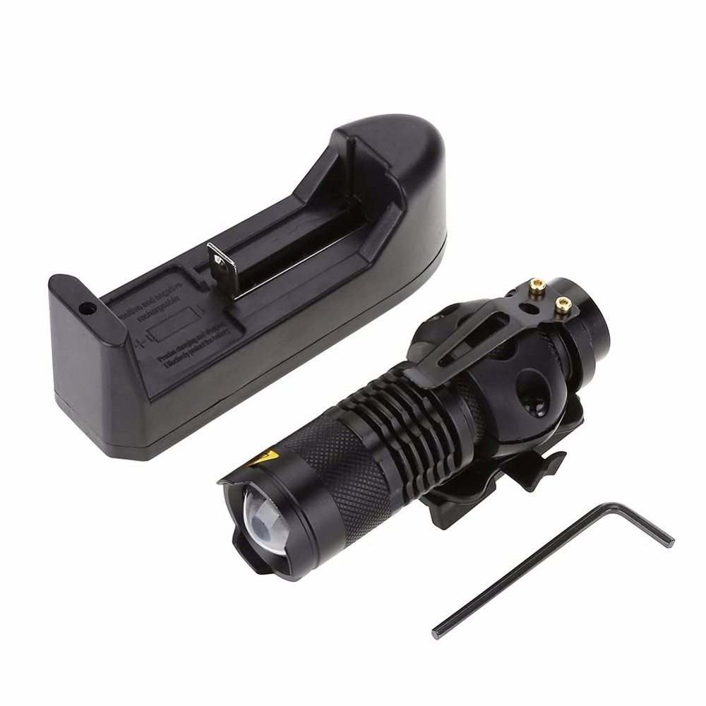 Tactical Flashlight Helmet Mounted LED Light Compatible with Fast I... Fast Ship