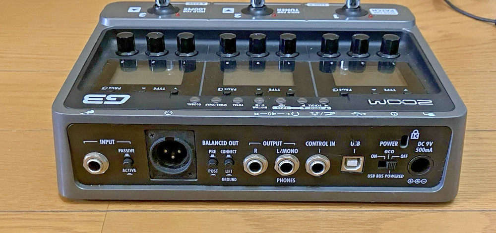 Zoom G3 Guitar Multi Effects Processor w/ Adapter Multi Effects Used From Japan