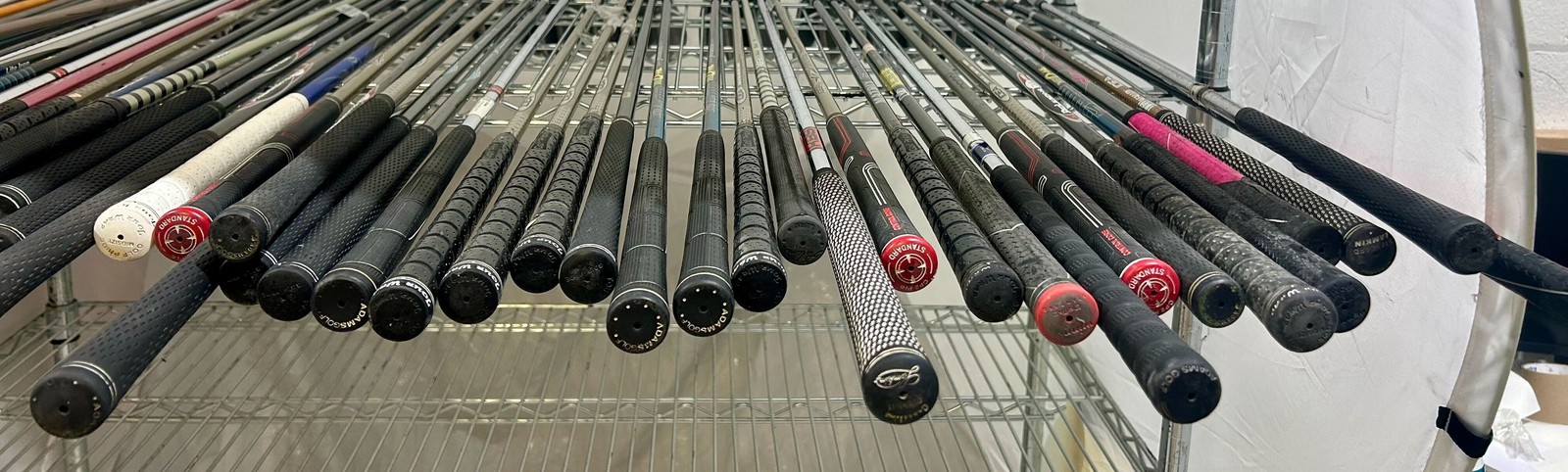 Wholesale Lot of 50 Golf Clubs - Right and Left-Handed Adams Assorted Irons