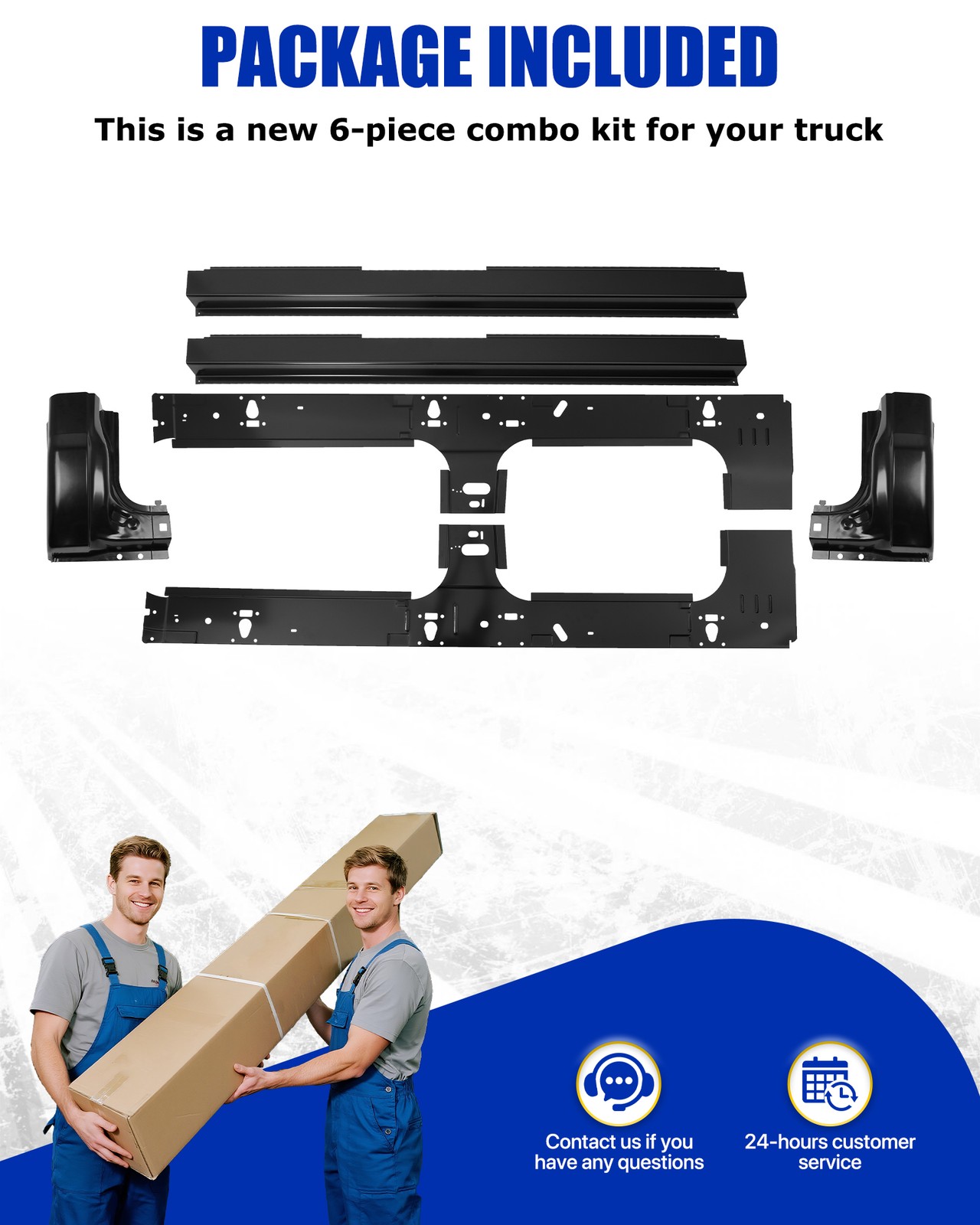 1999-2017 Ford Super Duty Crew Cab rocker panels and cab corners