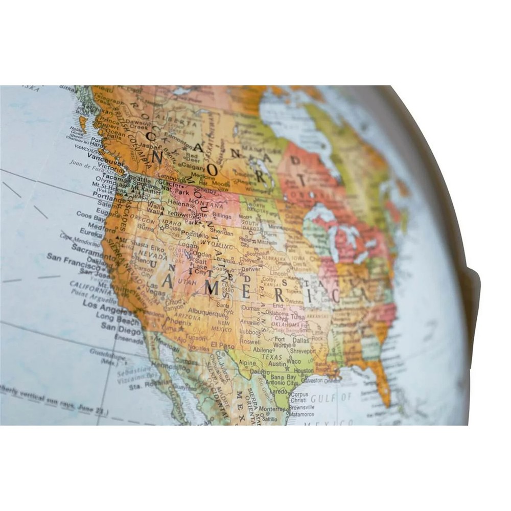 Edinburgh II Floor Standing World Globe
