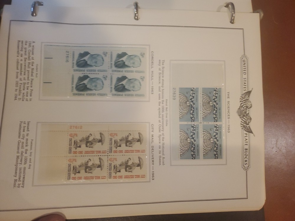 American Plate Block Minkus Album Volume IV 1961 To 1970 146 Plate Blocks MNH