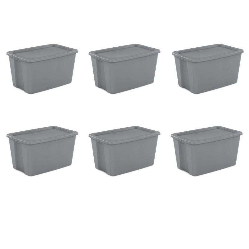(2 pack) Sterilite Extra Large Storage Bin, 30 Gallon Plastic Storage Container