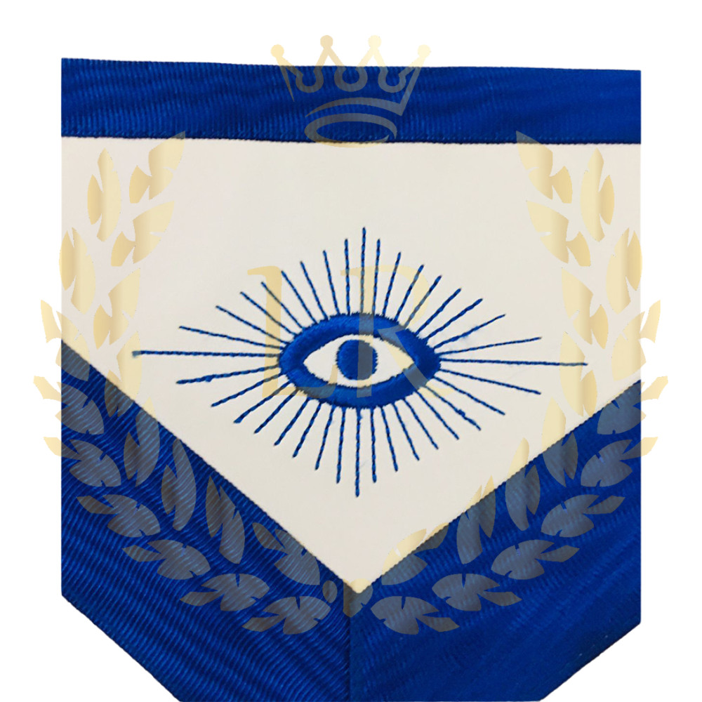 Masonic Regalia Master Mason Regular Apron, Machine Embroidered Apron Set