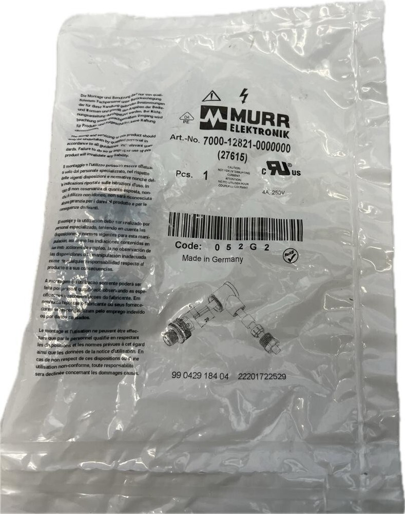 Murrelektronik Plug 7000-12821-0000000 Connector Plug