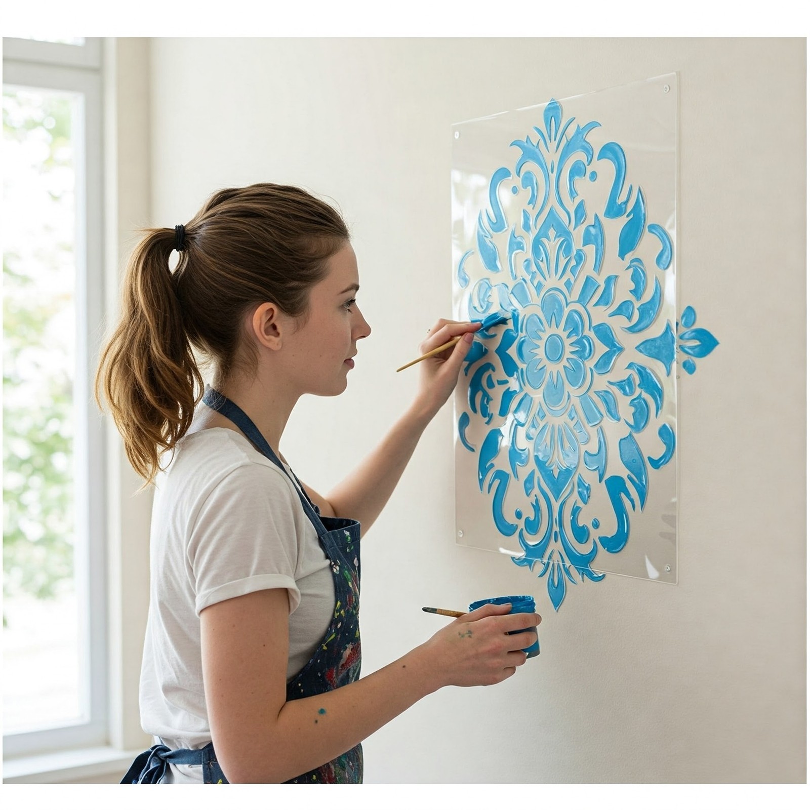 Custom Stencil with Logo, Text - Personalised Reusable Mylar Stencils