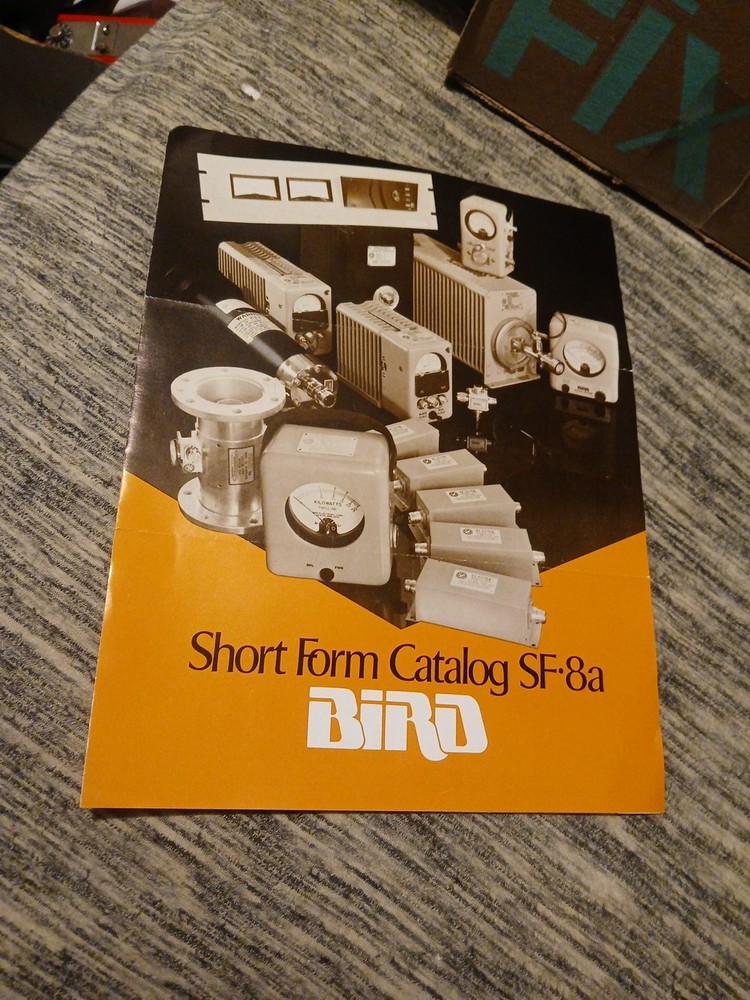 Vintage Bird SF-8a Brochure