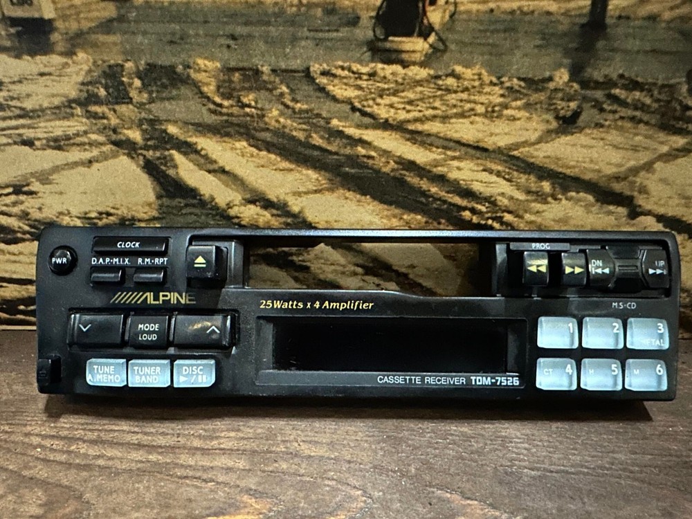 tdm-7523 alpine faceplate