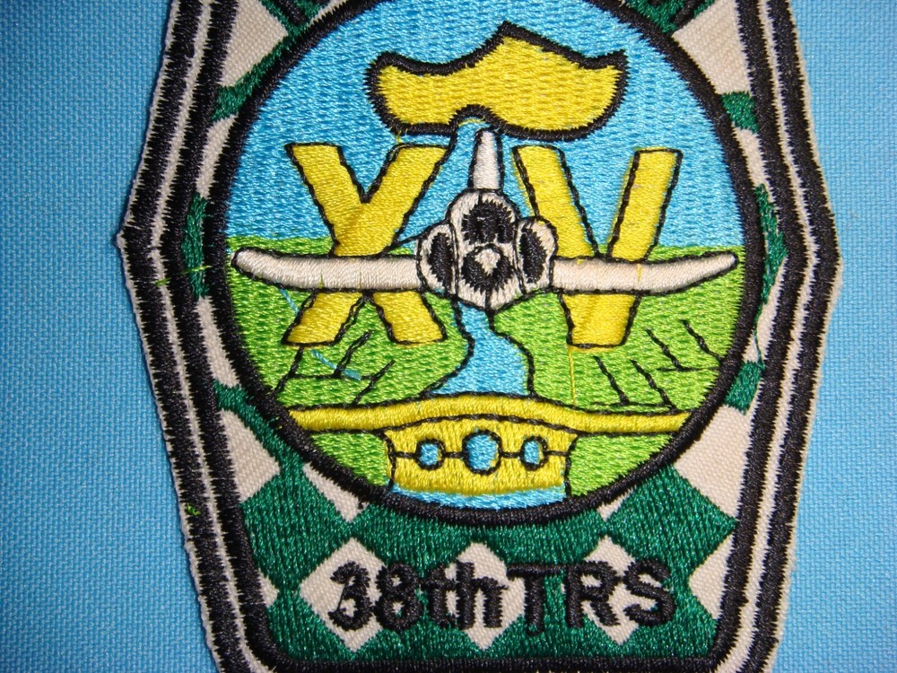 PATCH US 38th TACTICAL RECON SQUADRON " ROYAL FLUSH "