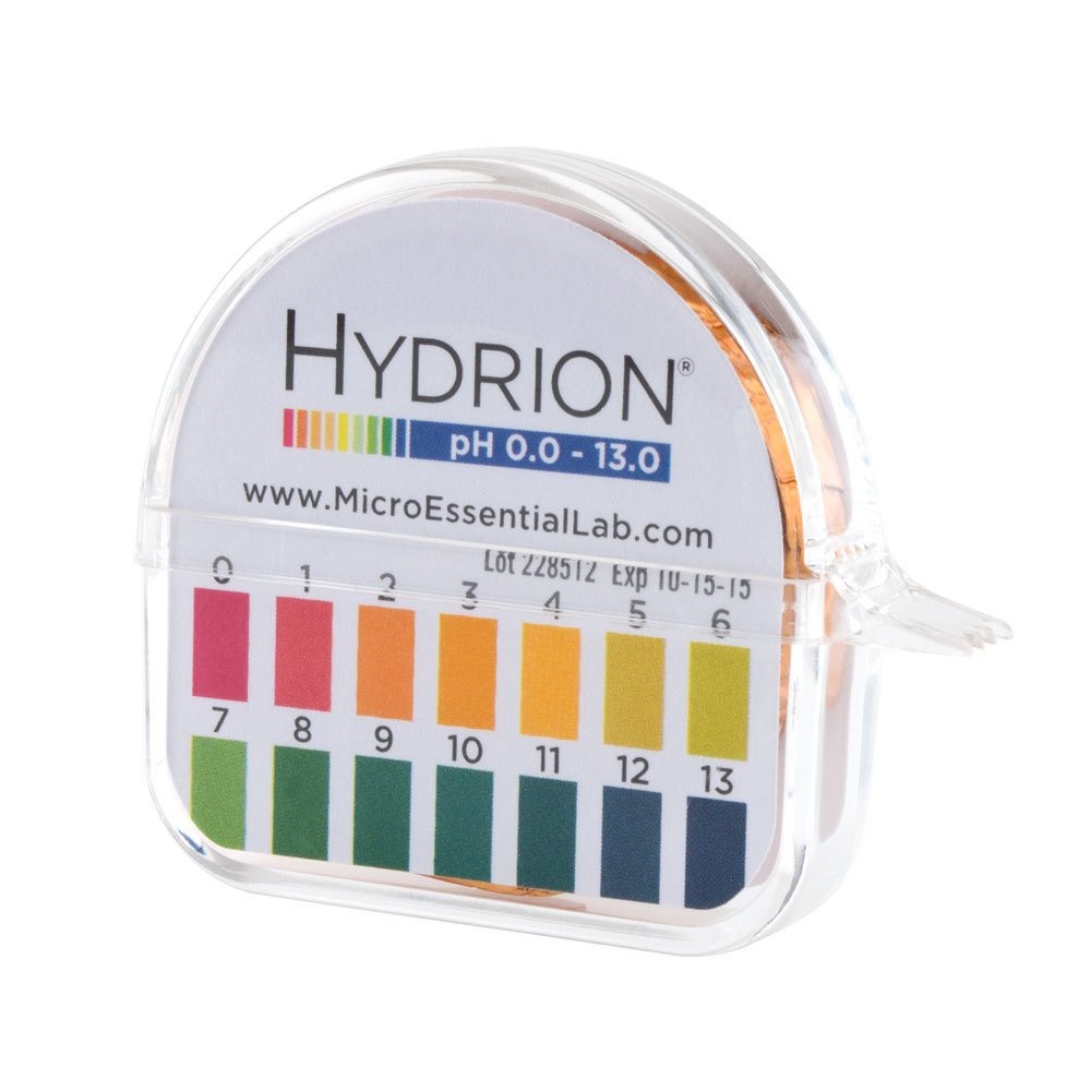 pH Test Paper with Dispenser & Color Chart - Full Range 0-13 Insta Chek