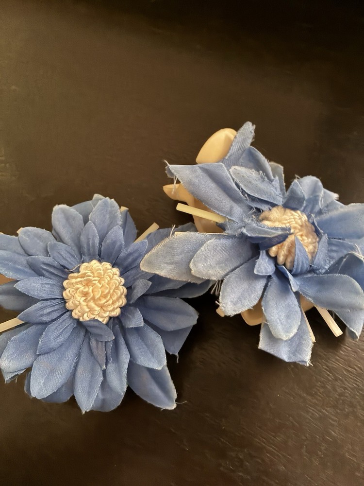 Curtain drapes Clip Blue (2 Pc)