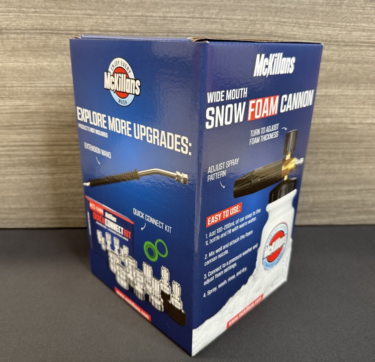 ✅McKillans Duo, Swivel Gun & Wide Mouth Foam Cannon, New📦