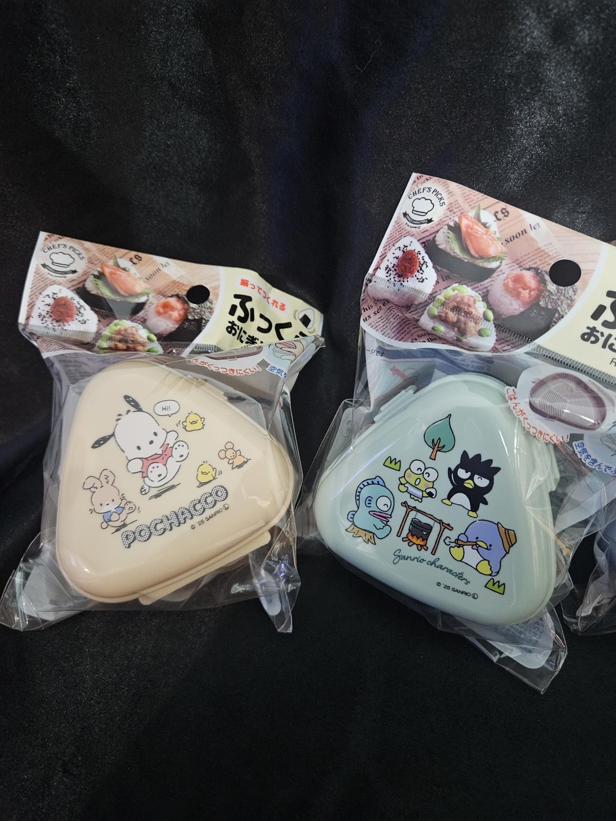Sanrio Japan Onigiri Case Set Pochacco Cinnamoroll Bento