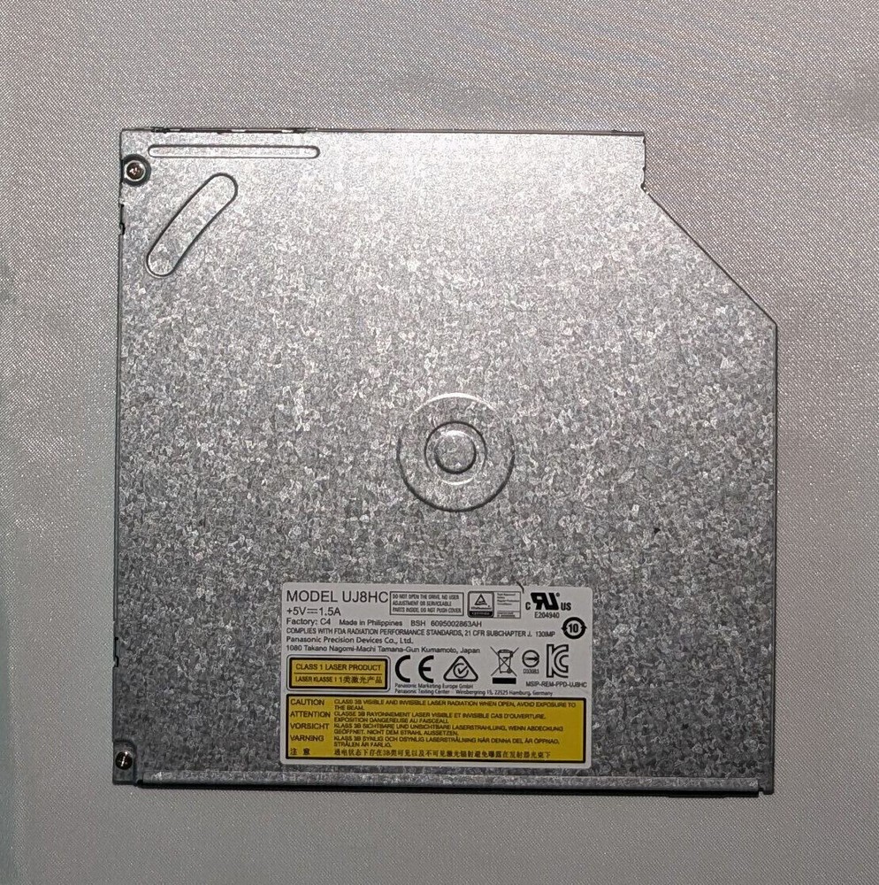 9.5MM DVD CD BURNER PLAYER UJ8HC WRITER READER SATA LAPTOP NOTEBOOK