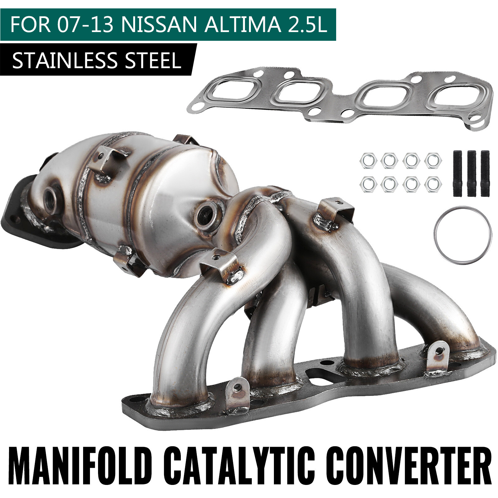 FIT 07-12 NISSAN Altima 2.5L Factory Style Catalytic Converter Exhaust Manifold