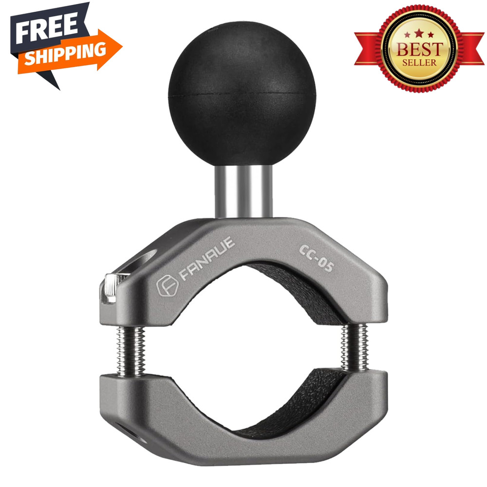 Handlebar Clamp Mount U-bolt Base Compatible with RAM Mounts B Size 1"