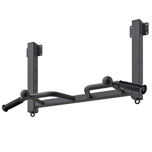 32" Ceiling Mounted Pull Up Bar - Heavy Duty, Joist Pull Up Bar with Ball