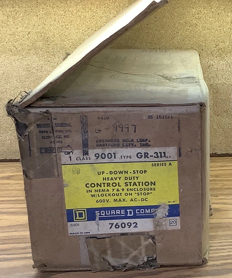 Square D GR311 Explosion Proof Control Station Class 9001 Ser A MB