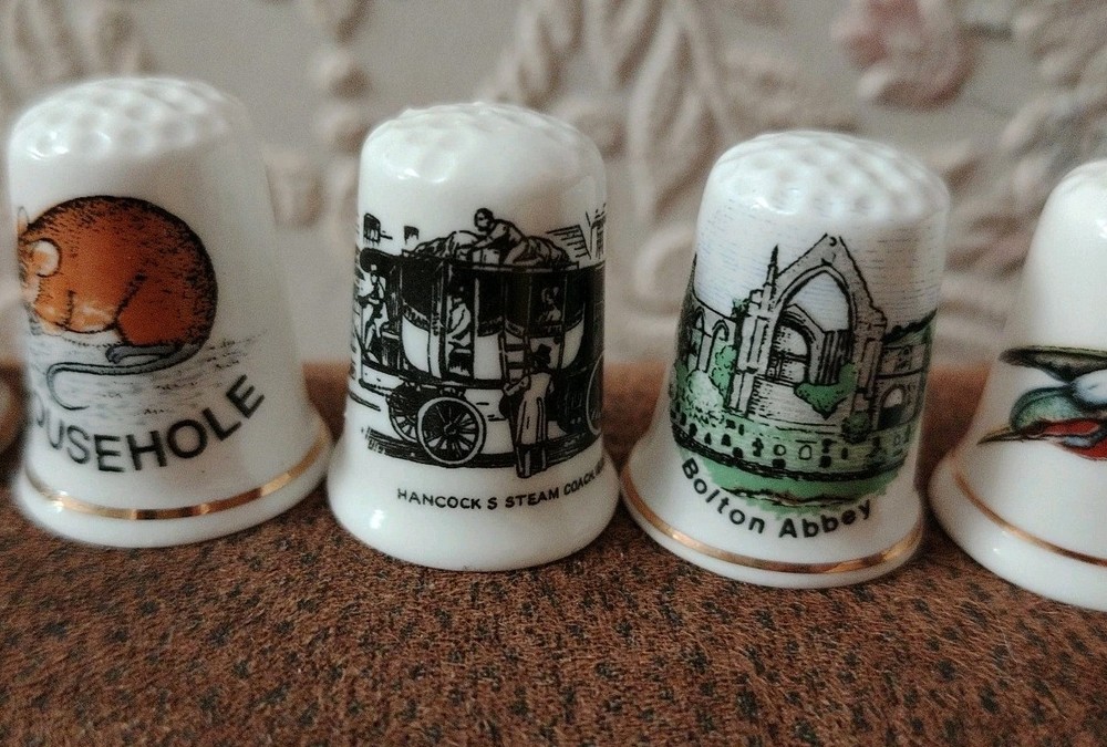 22 Assorted Birchcroft China Thimbles