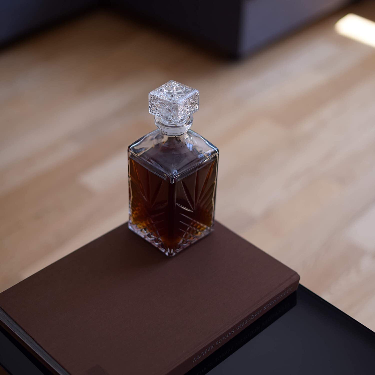 Bormioli Rocco Selecta Collection Whiskey Decanter, 33.75 oz, Clear