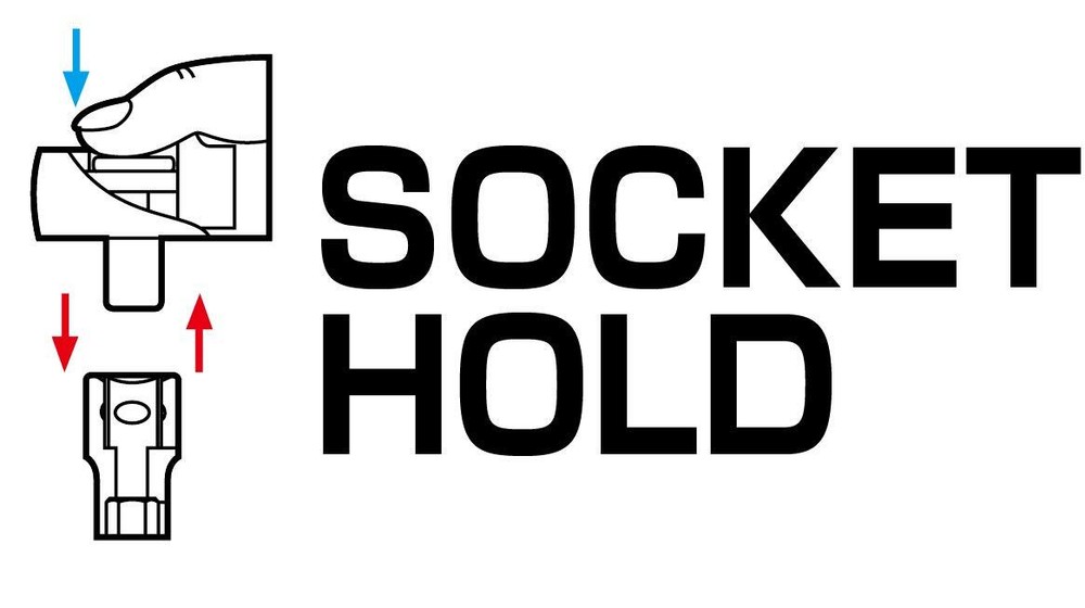 Ratchet Handle Compact Head socket Hold Type Rh4ch 1/2" Inch Dri