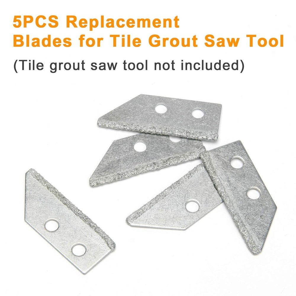 Versatile 5-Pack Replacement Blades for Tile Grout and Flooring Projects