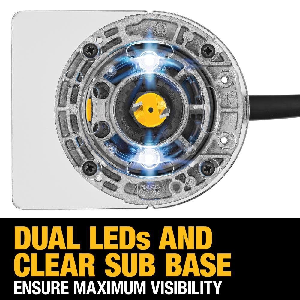 DEWALT DWP611 1.25 HP Max Torque Compact Router