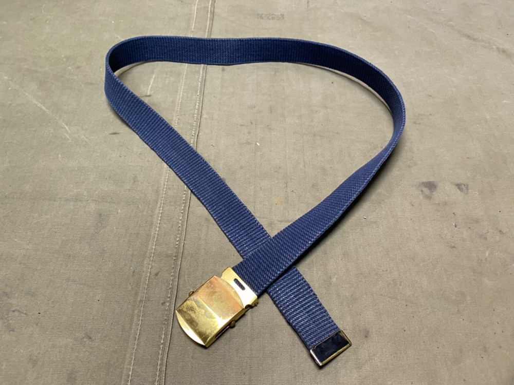 ORIGINAL WWII US NAVY OFFICER TROUSERS WAIST BELT-MEDIUM FITS TO A 34 WAST