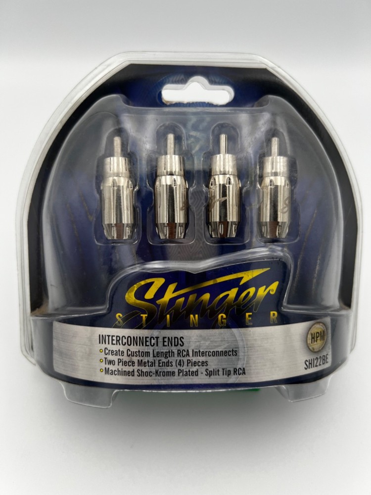 RCA ends Stinger Interconnect SHI22BE HPM