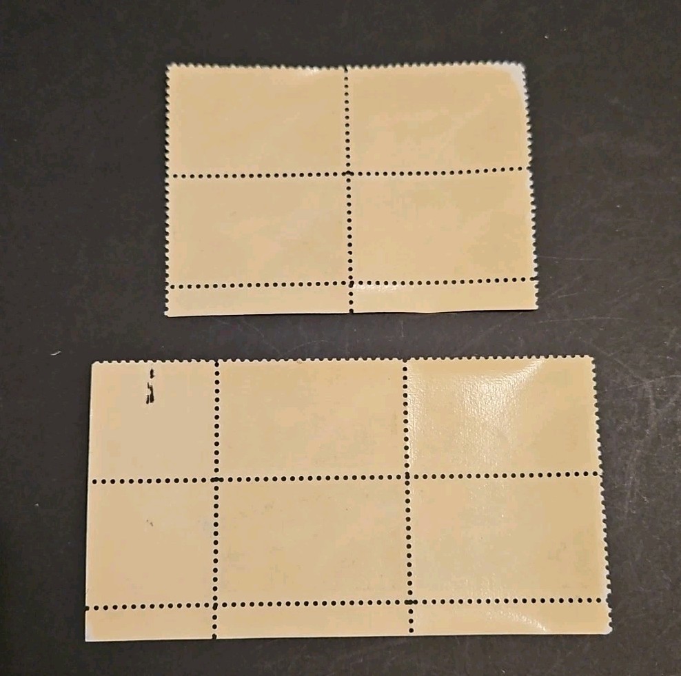 1963 US Stamps (Sc.# 1193) 4¢ Yellow Color Missing Error With Normal
